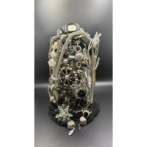 Black Themed Jewelry Jar